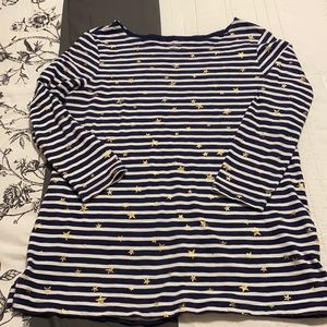 Old Navy Star Print 3/4 sleeve